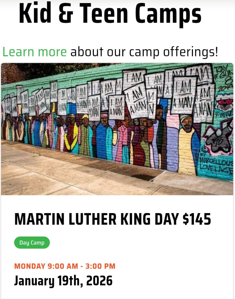 Martin Luther King Day Camp