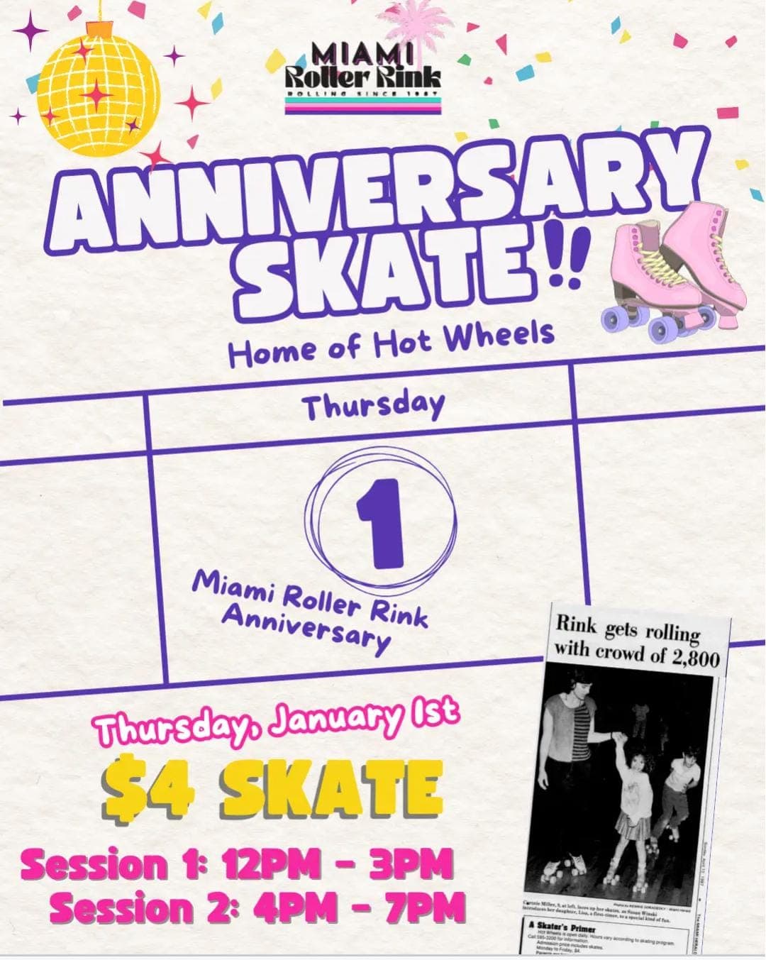 Anniversary Skate