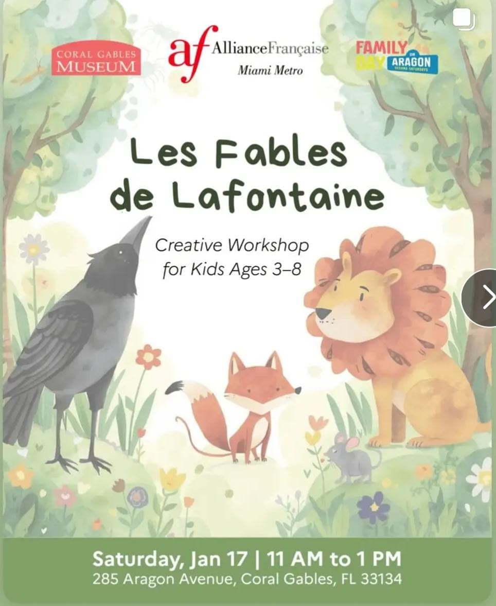 Les Fables de Lafontaine Creative Workshop