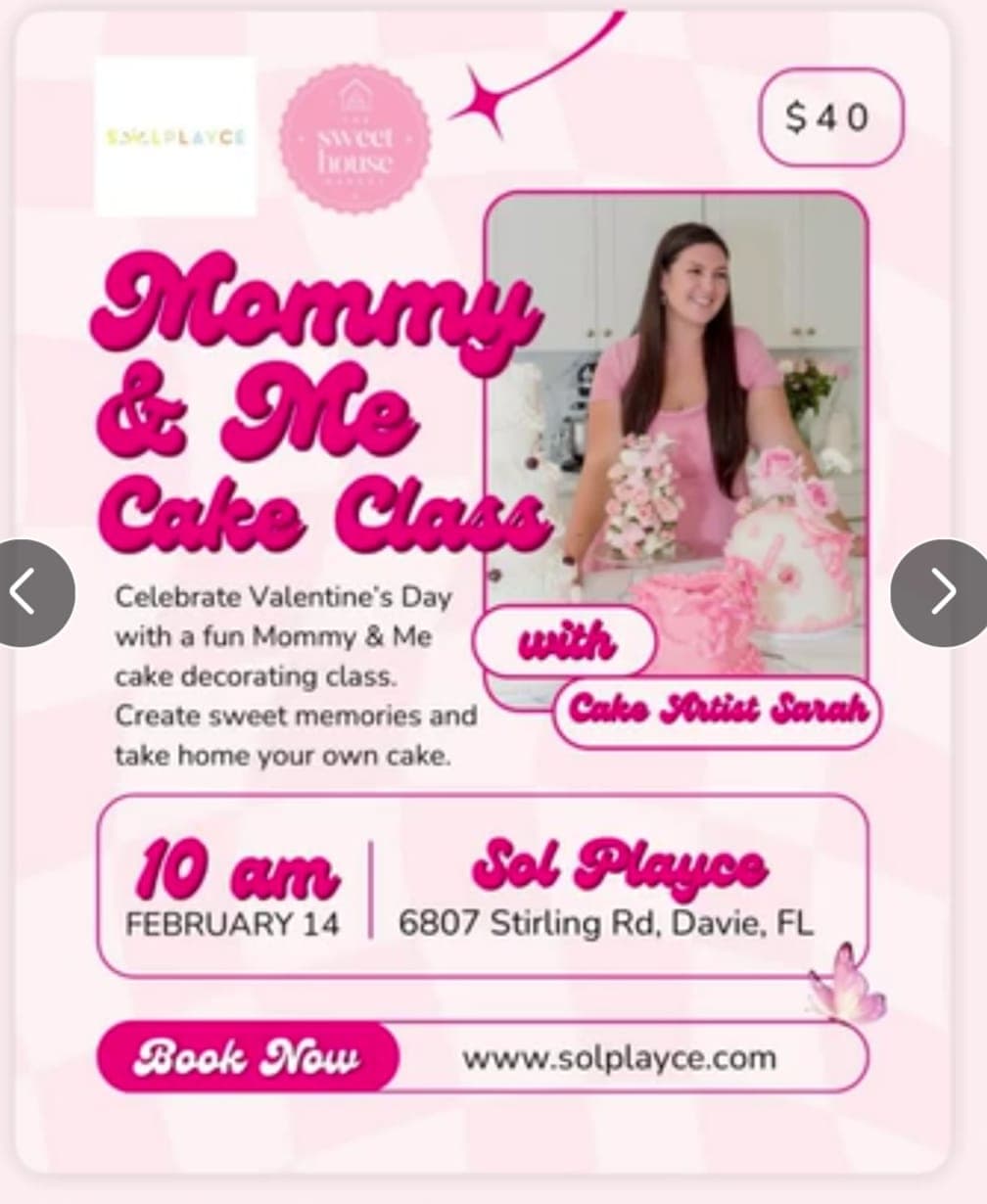 Mommy & Me Cake Class