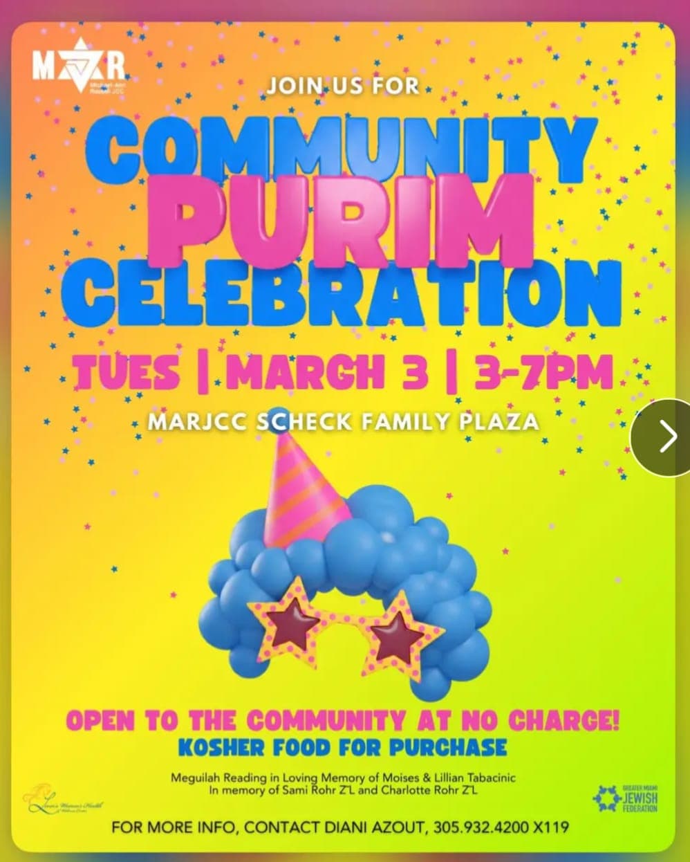 Community Purim Celebration