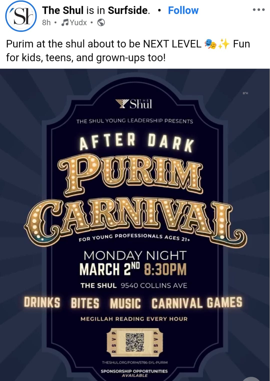 After Dark Purim Carnival