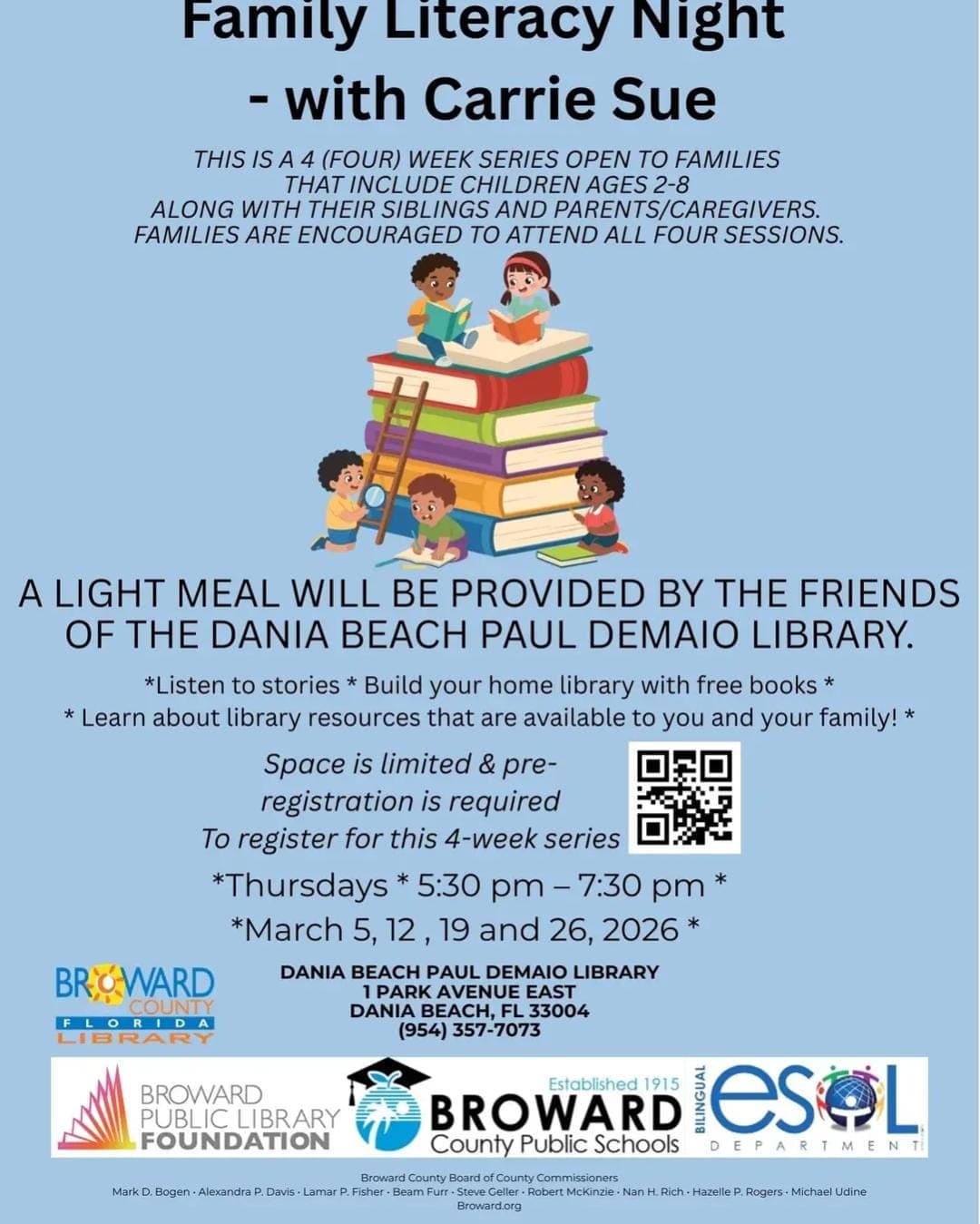 Family Literacy Night - with Carrie Sue