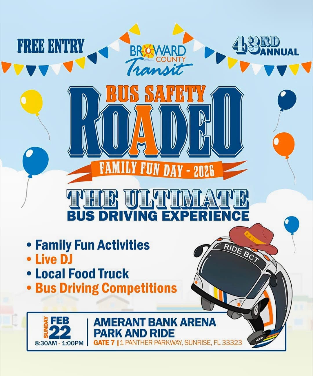 Broward County Transit Bus Safety Roadeo Family Fun Day