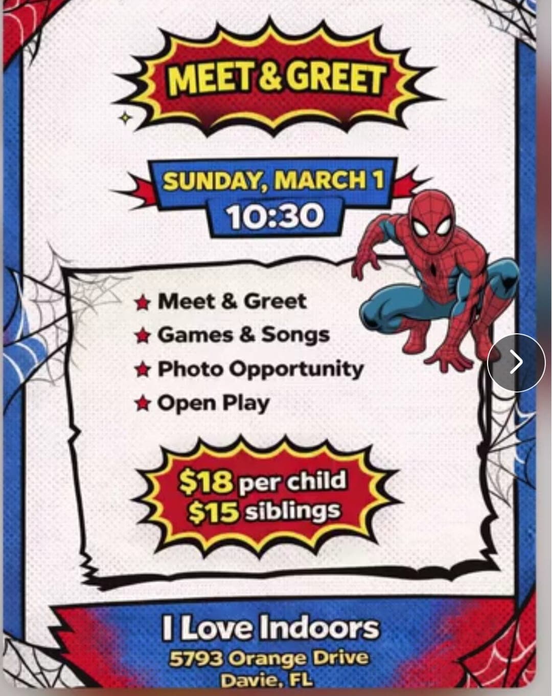Spider-Man Meet & Greet
