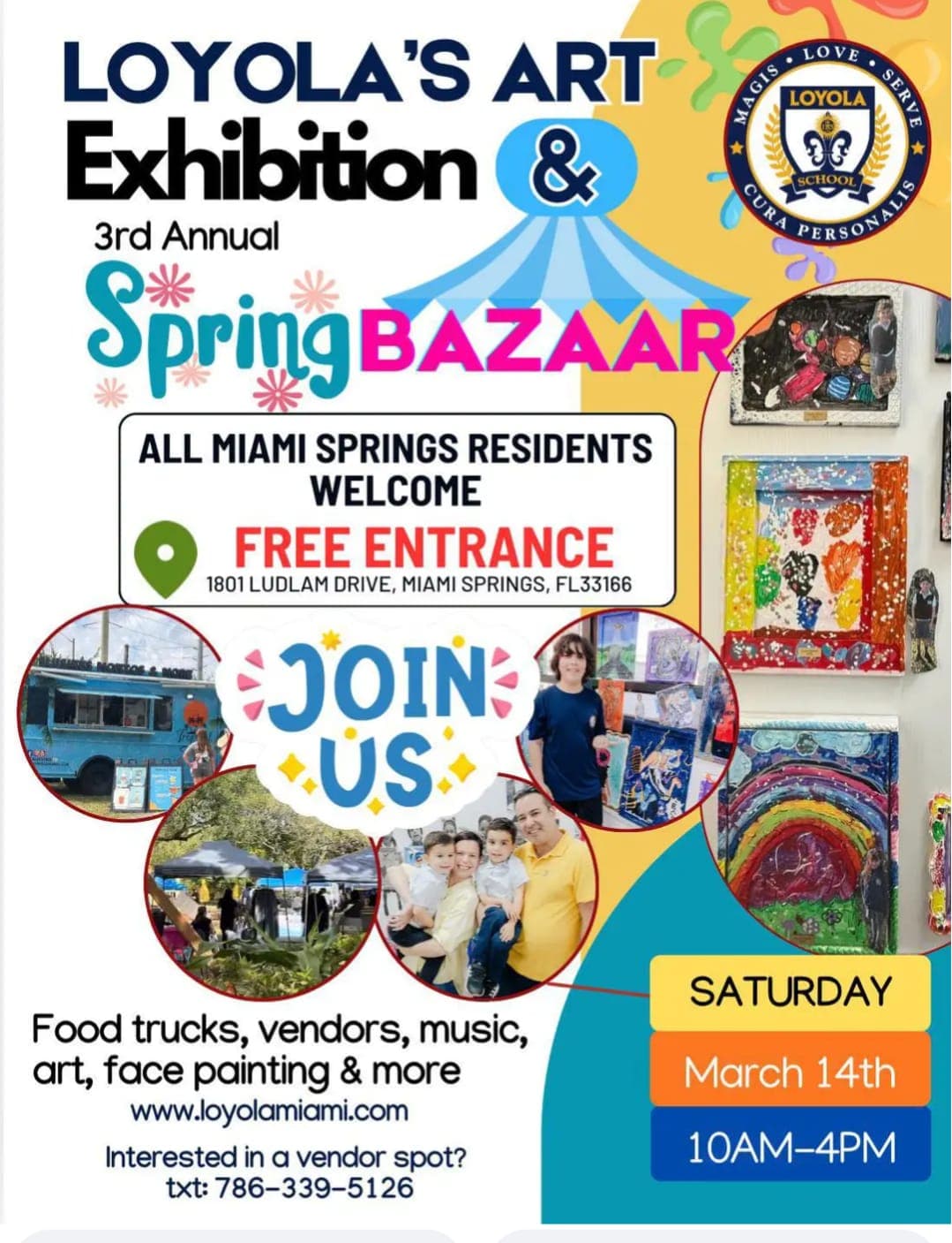 Loyola's Art Exhibition & 3rd Annual Spring Bazaar