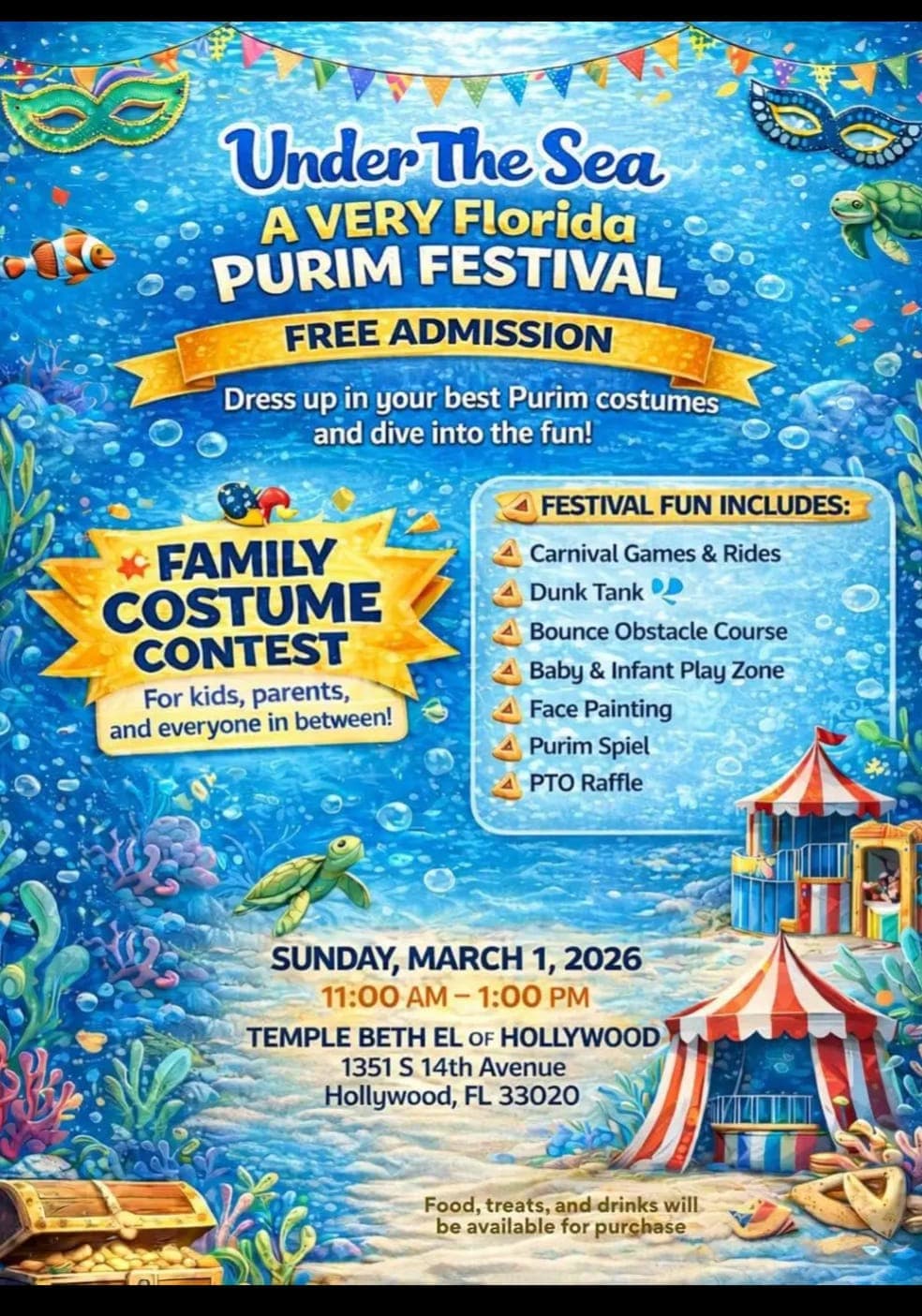 A Very Florida Purim Festival