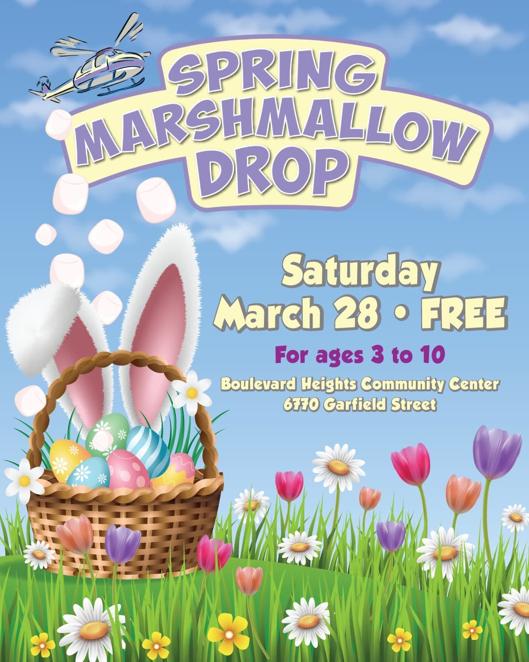 Spring Marshmallow Drop