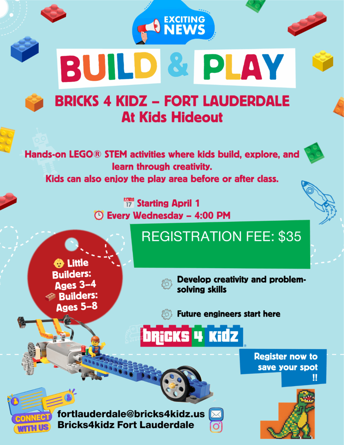Bricks 4 Kidz LEGO Experience