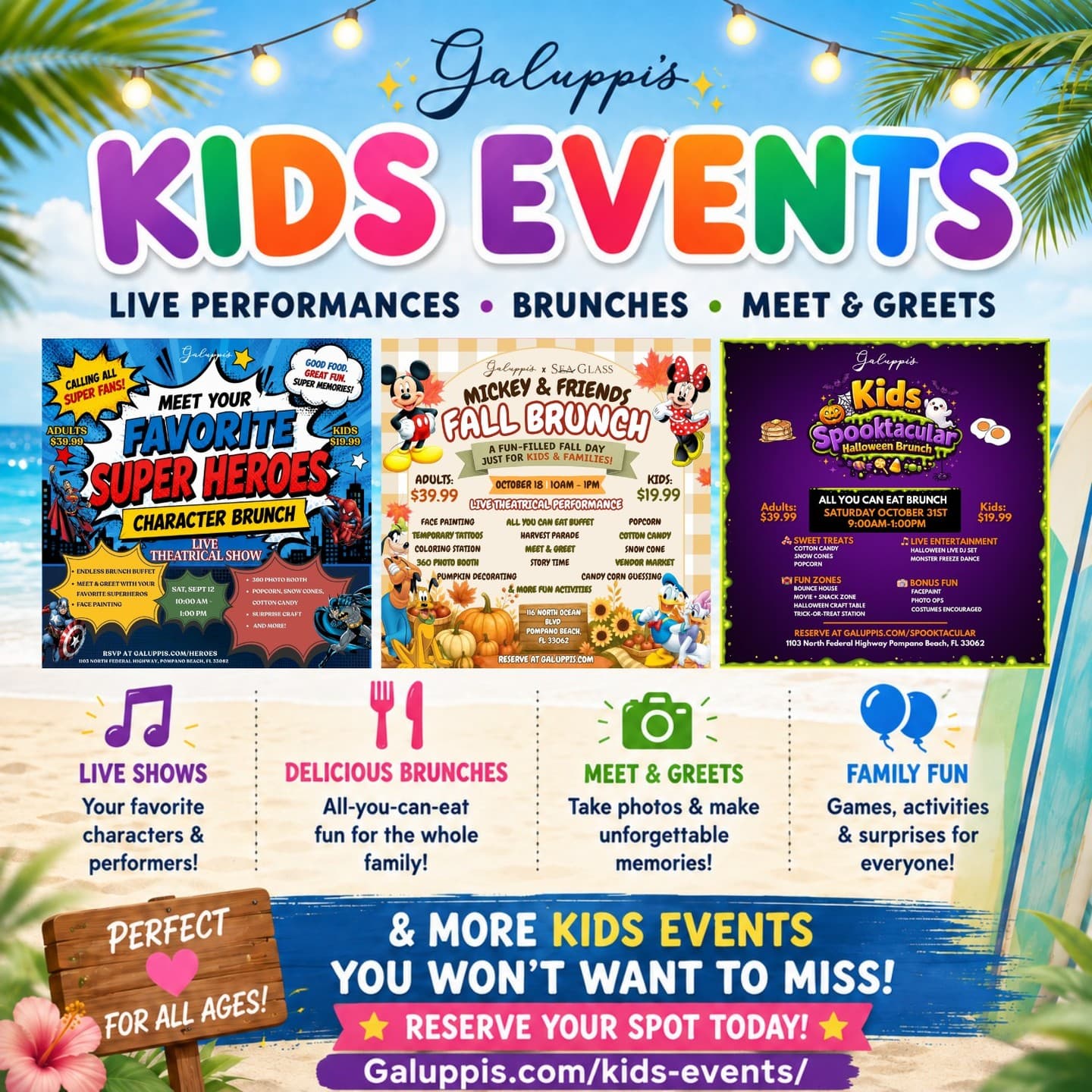Kids Events at Galuppi's