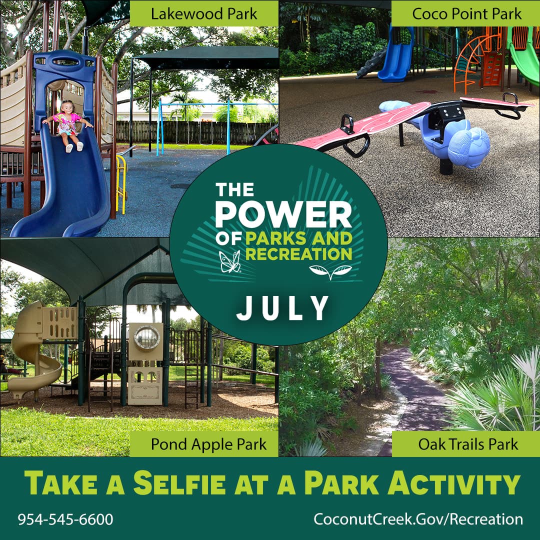 Take a Selfie at a Park Activity