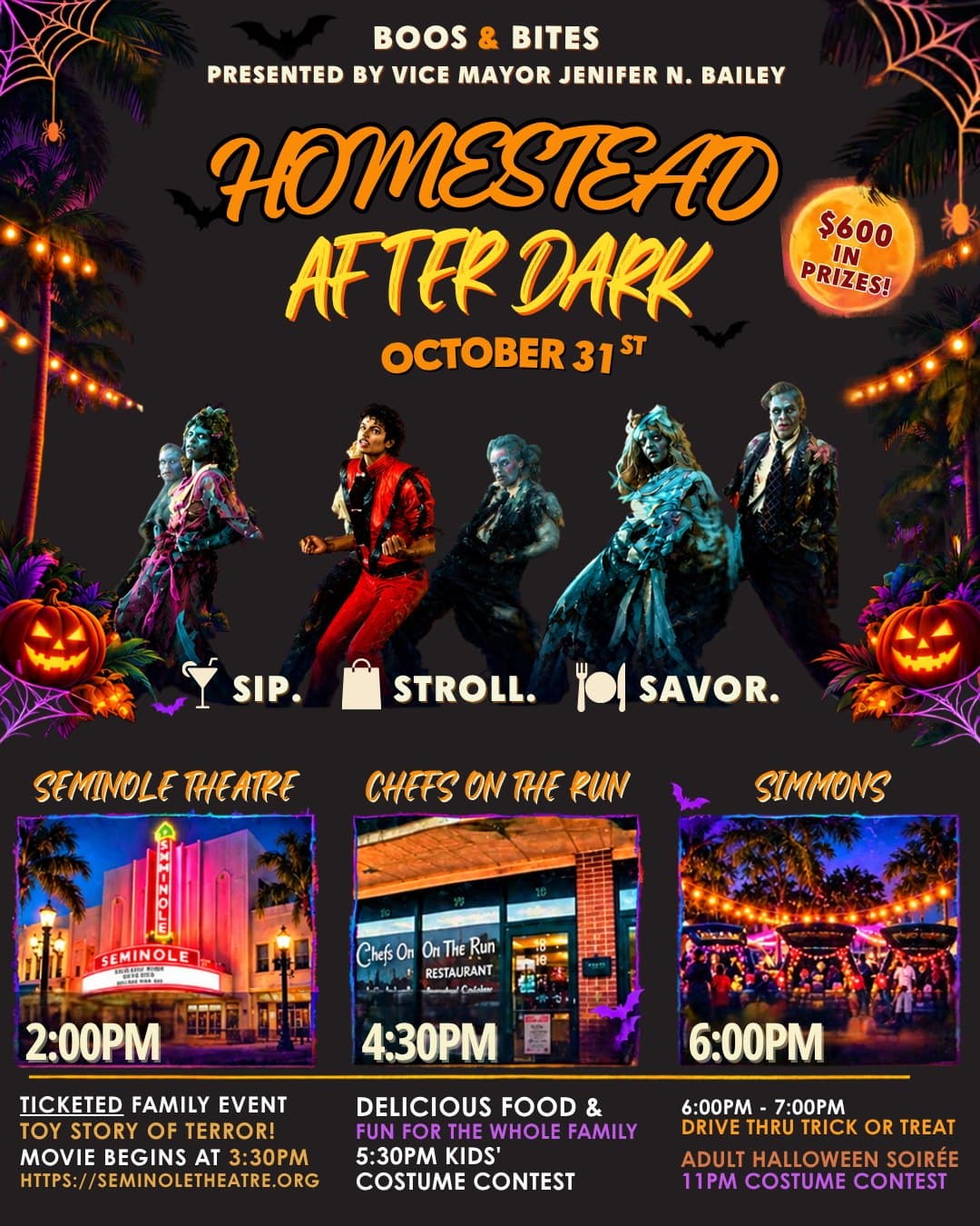 Homestead After Dark: Boos & Bites