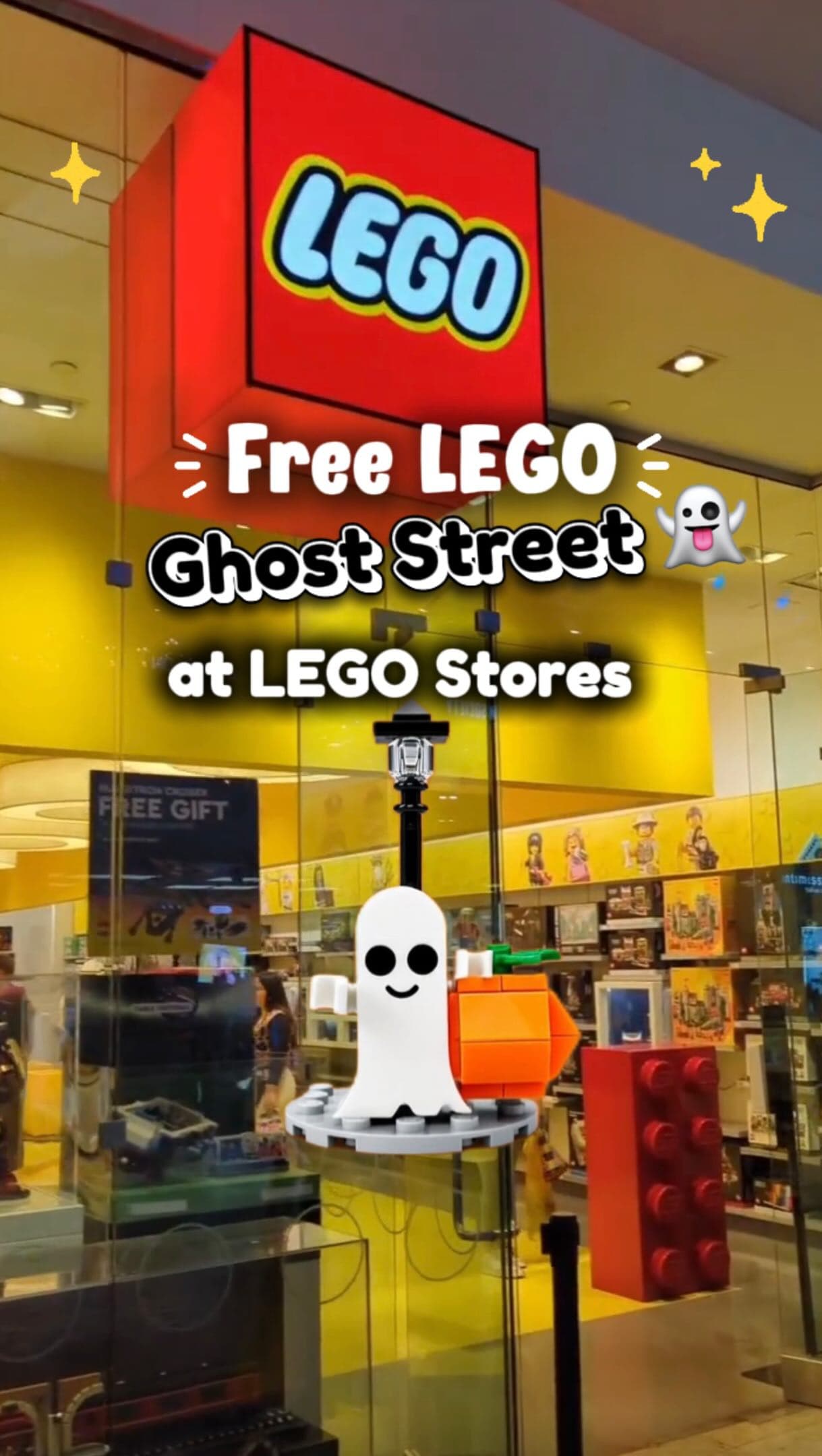 Free LEGO Halloween Build: Ghost Street