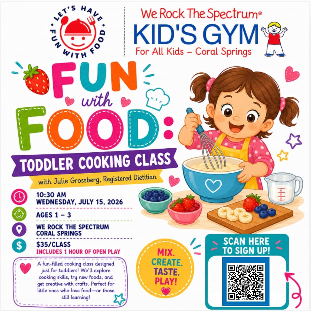 Toddler Cooking Class and Playtime