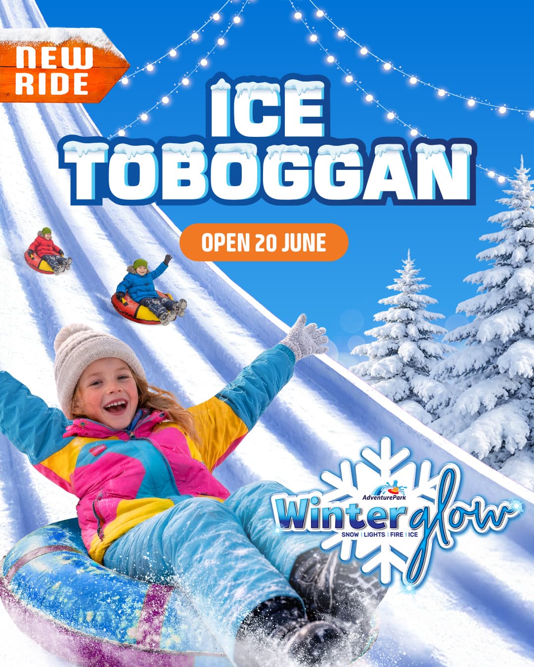 Ice Toboggan at Winter Glow