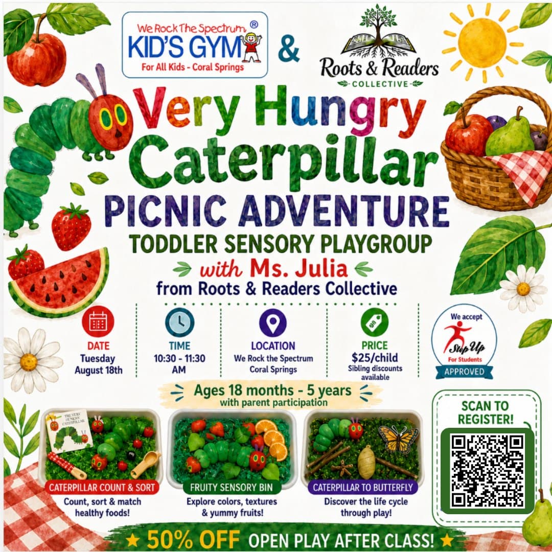 Very Hungry Caterpillar Picnic Adventure Toddler Sensory Playgroup