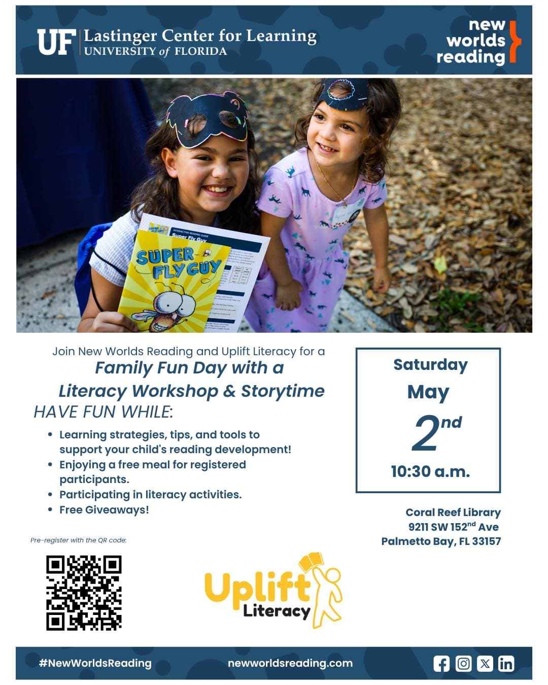 Family Fun Day with a Literacy Workshop & Storytime