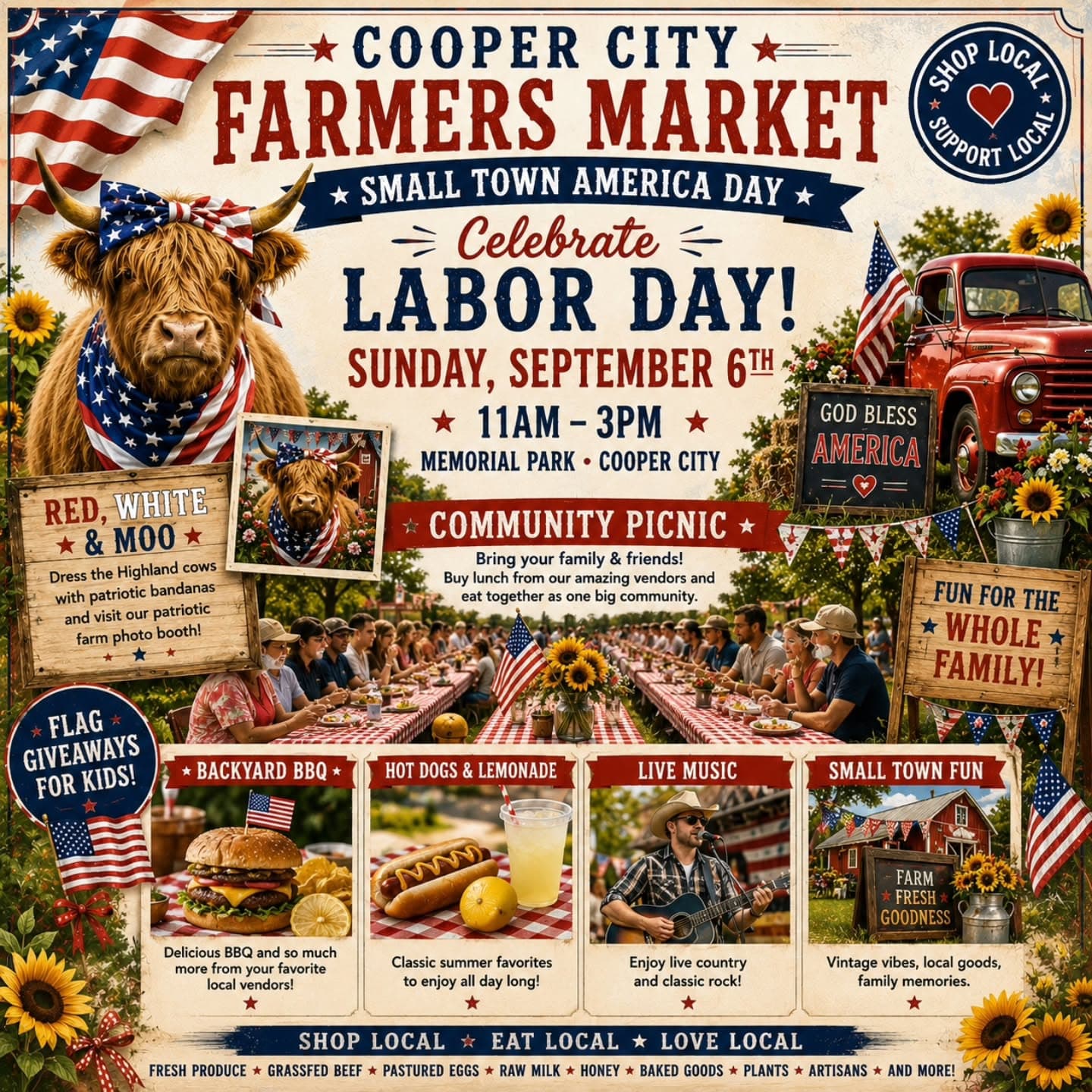 Cooper City Farmers Market - Labor Day Celebration