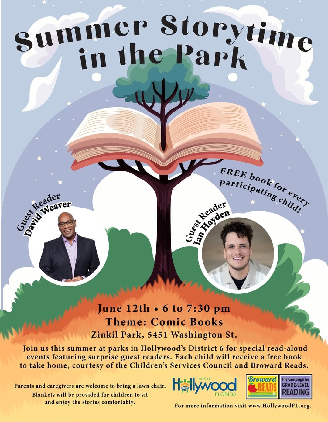 Comic Book Heroes Take Over Storytime in Hollywood Park