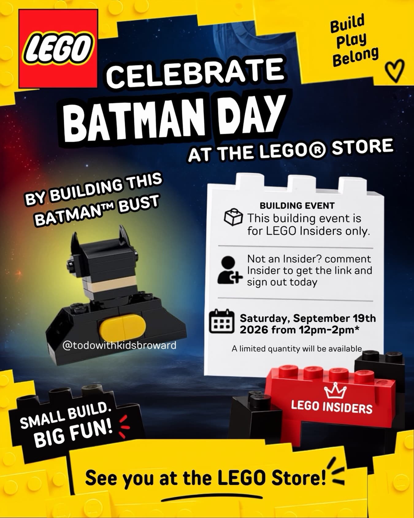 LEGO Store Batman Day Make-and-Take