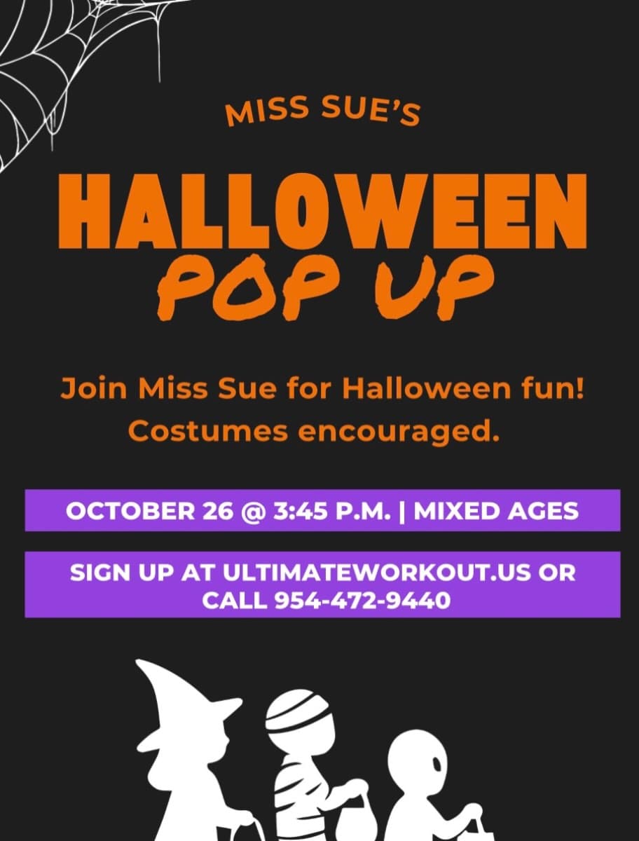 Miss Sue's Halloween Pop Up