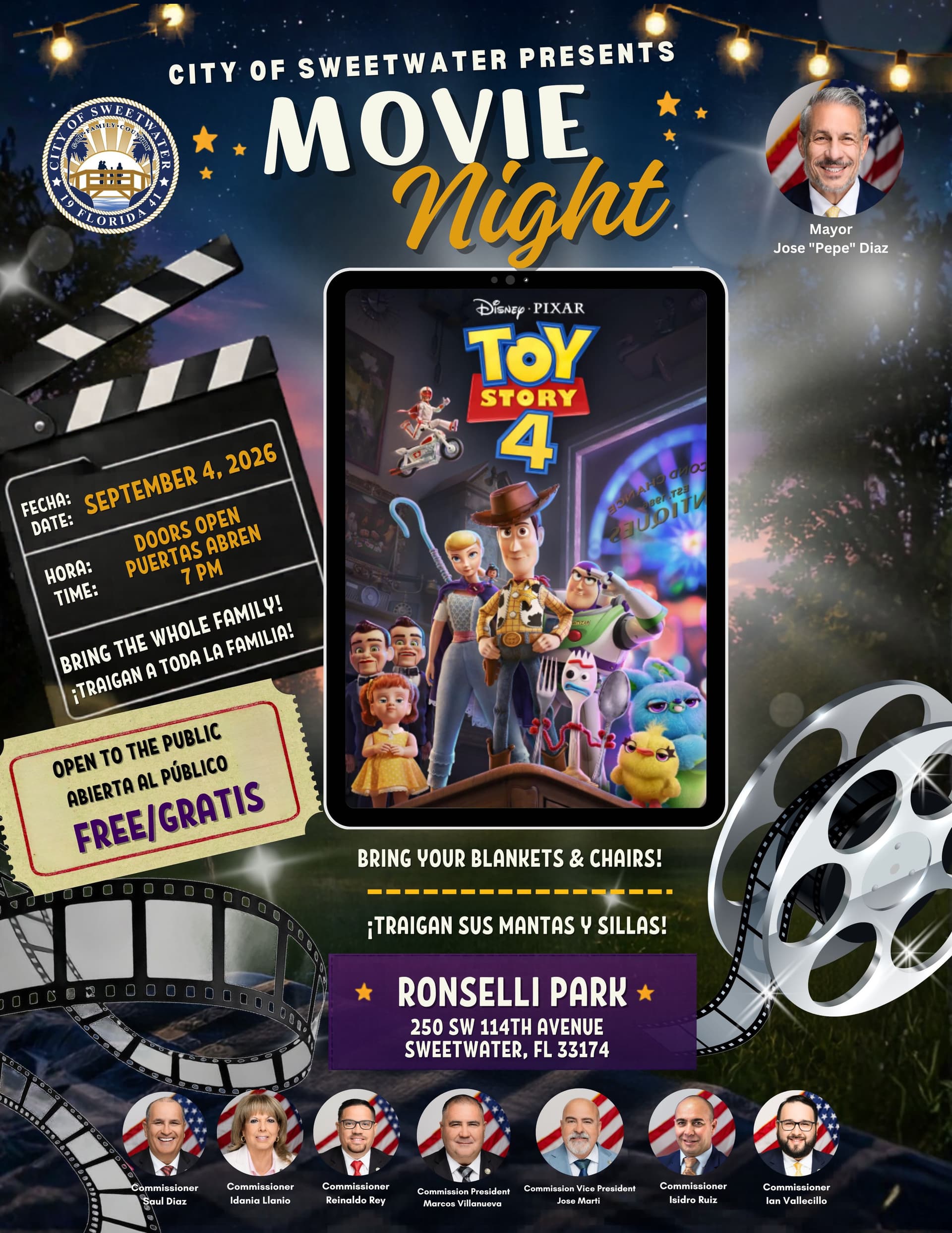 Movie Night Under the Stars - Toy Story 4