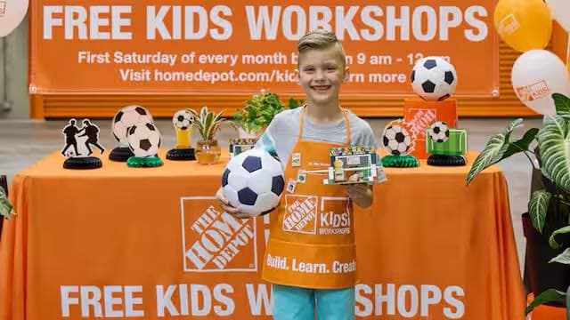 Home Depot Kids Workshop - Goalie Game
