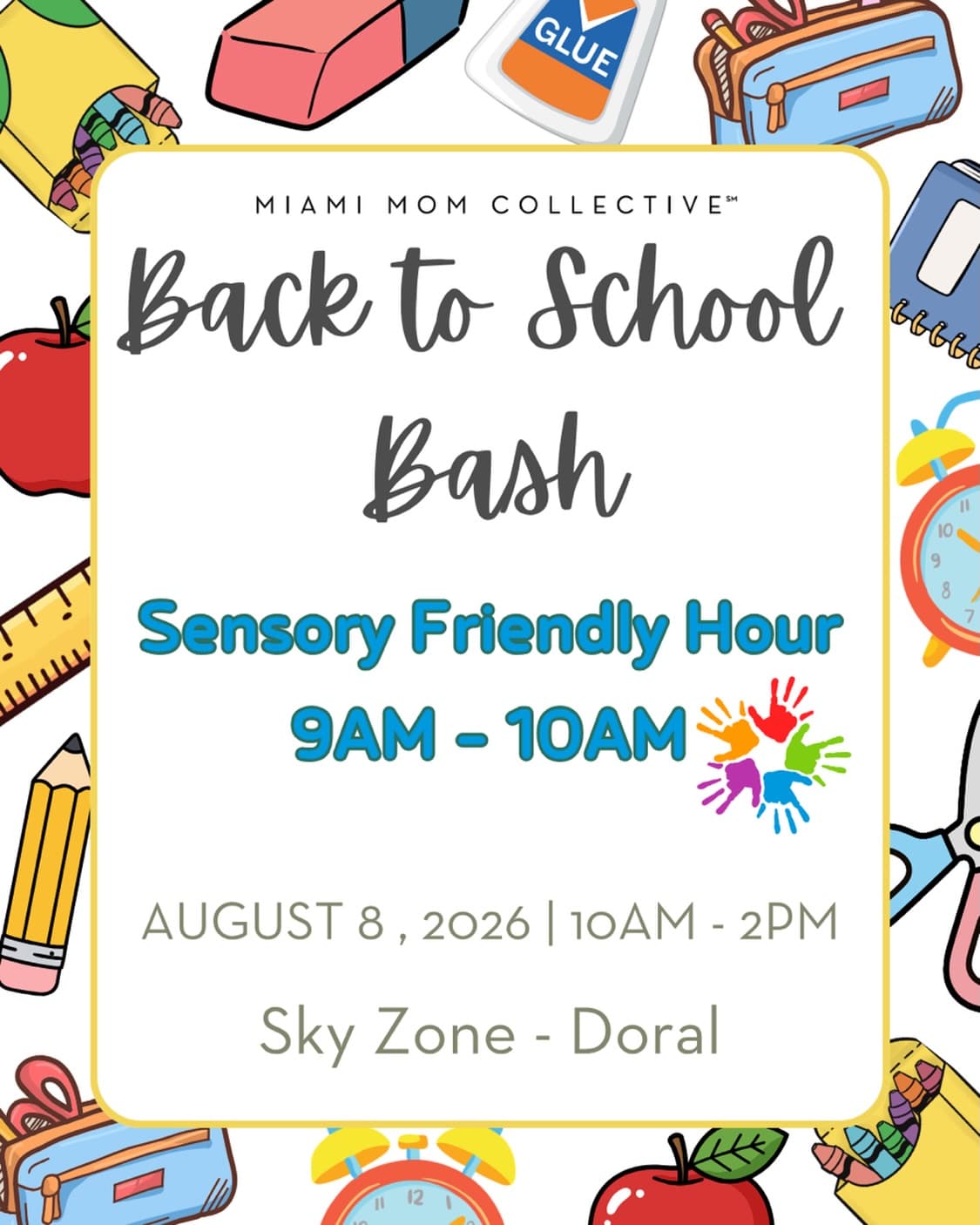 Sensory Friendly Hour - Back to School Bash