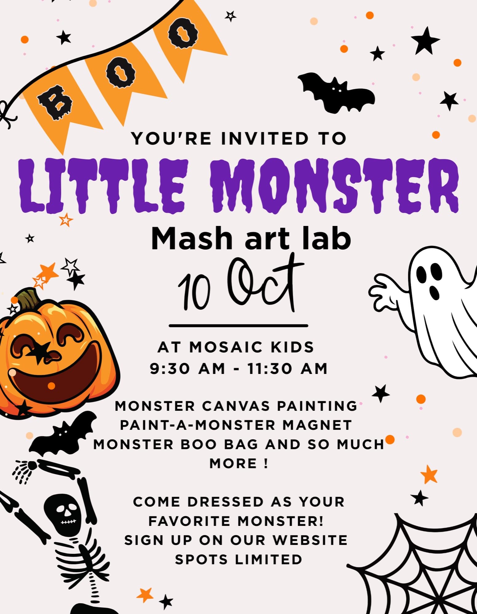 Little Monster Mash Art Lab