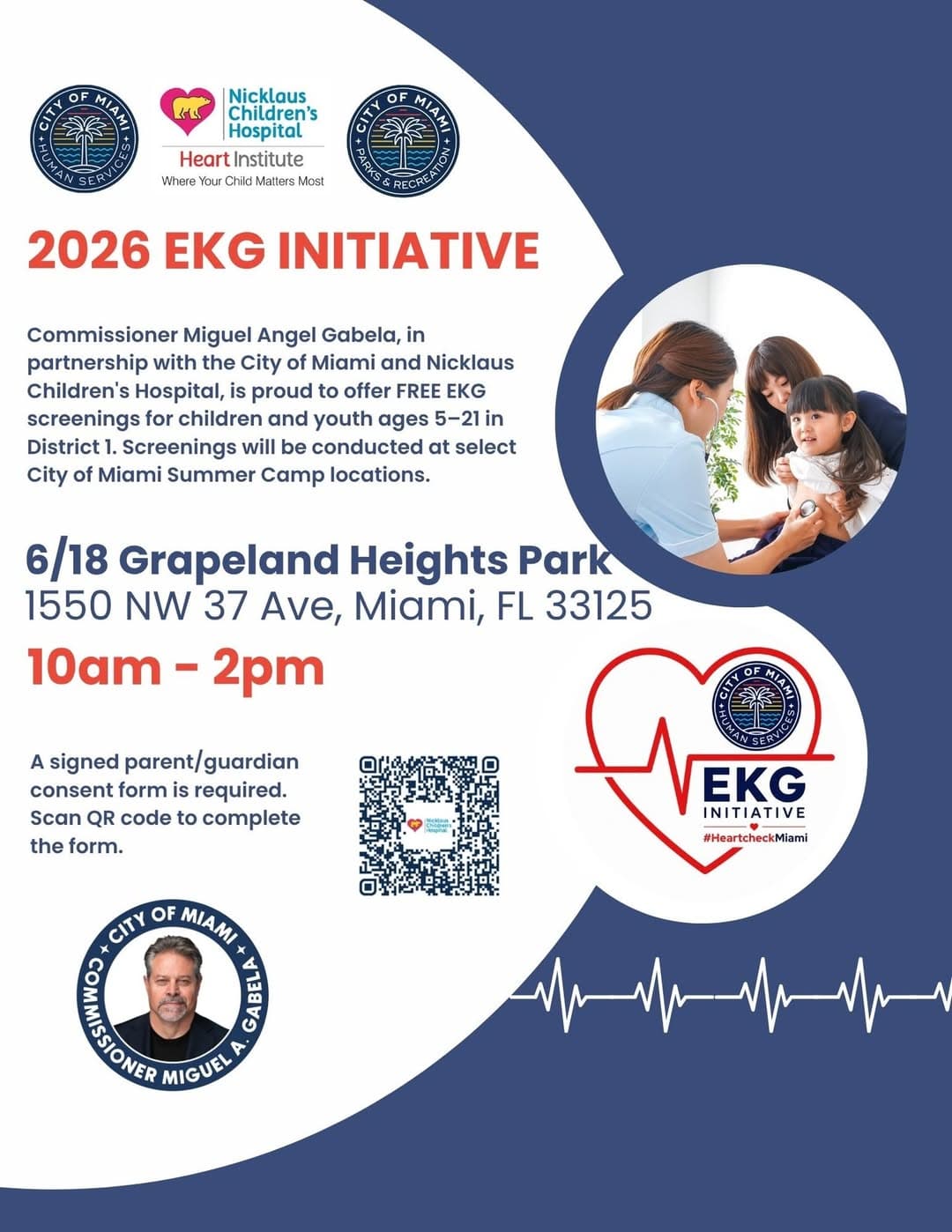 Free EKG Screenings for Children & Youth
