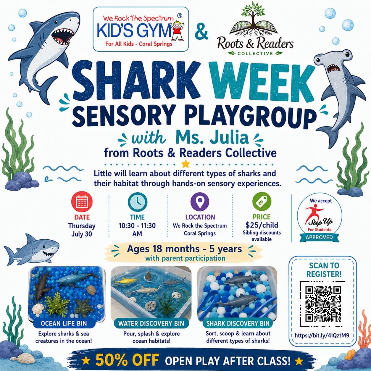 Shark Week Sensory Playgroup
