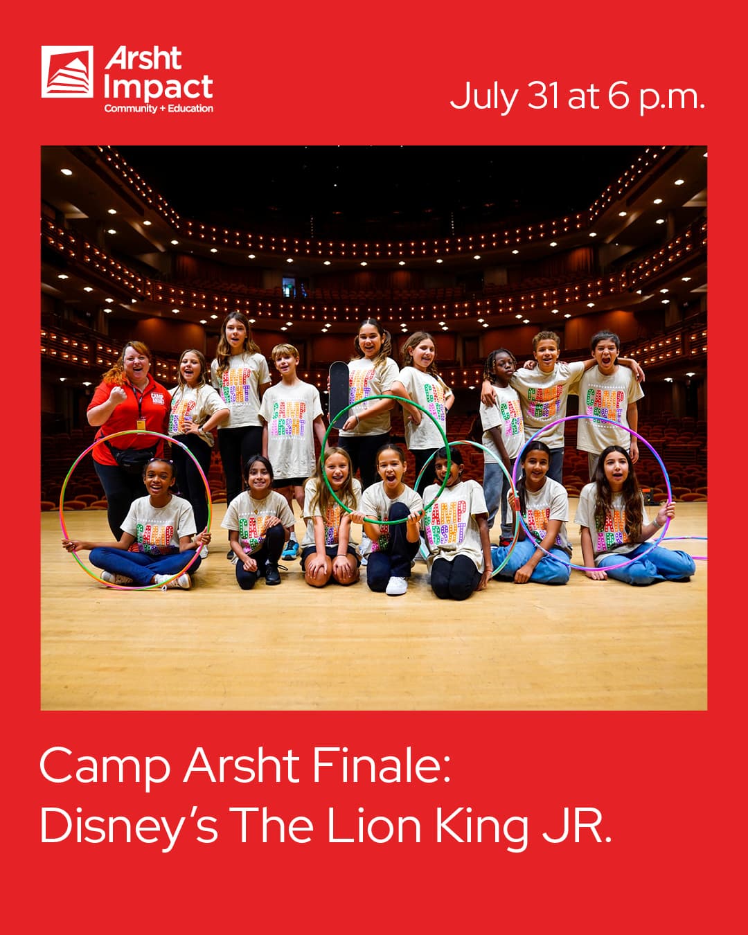 Camp Arsht Finale: Disney's The Lion King JR.