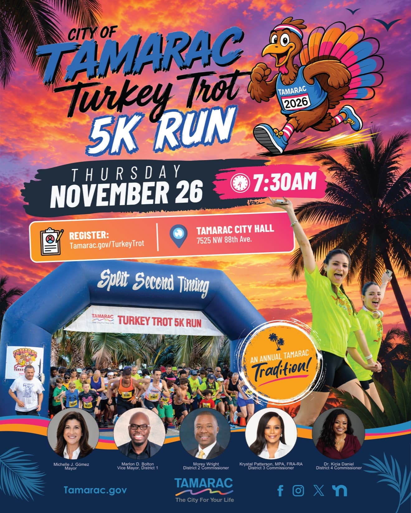 City of Tamarac Turkey Trot 5K Run