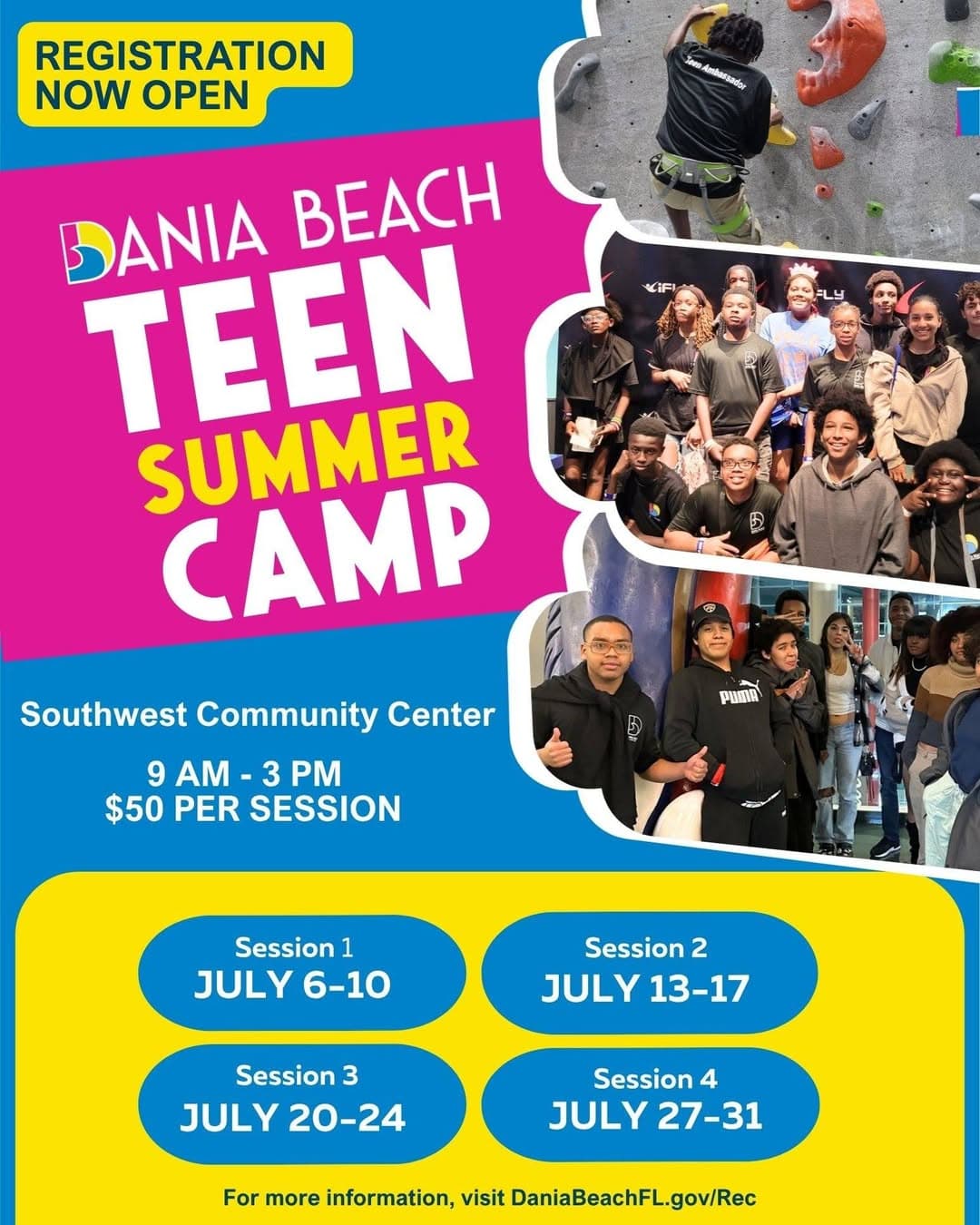 Dania Beach Teen Summer Camp