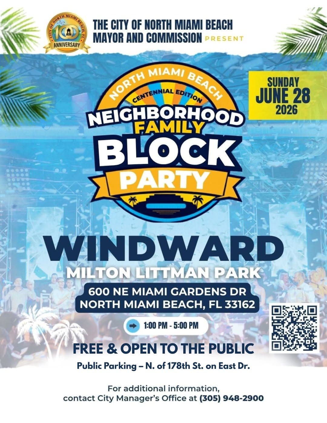 Community Block Party Fun at NMB City Hall