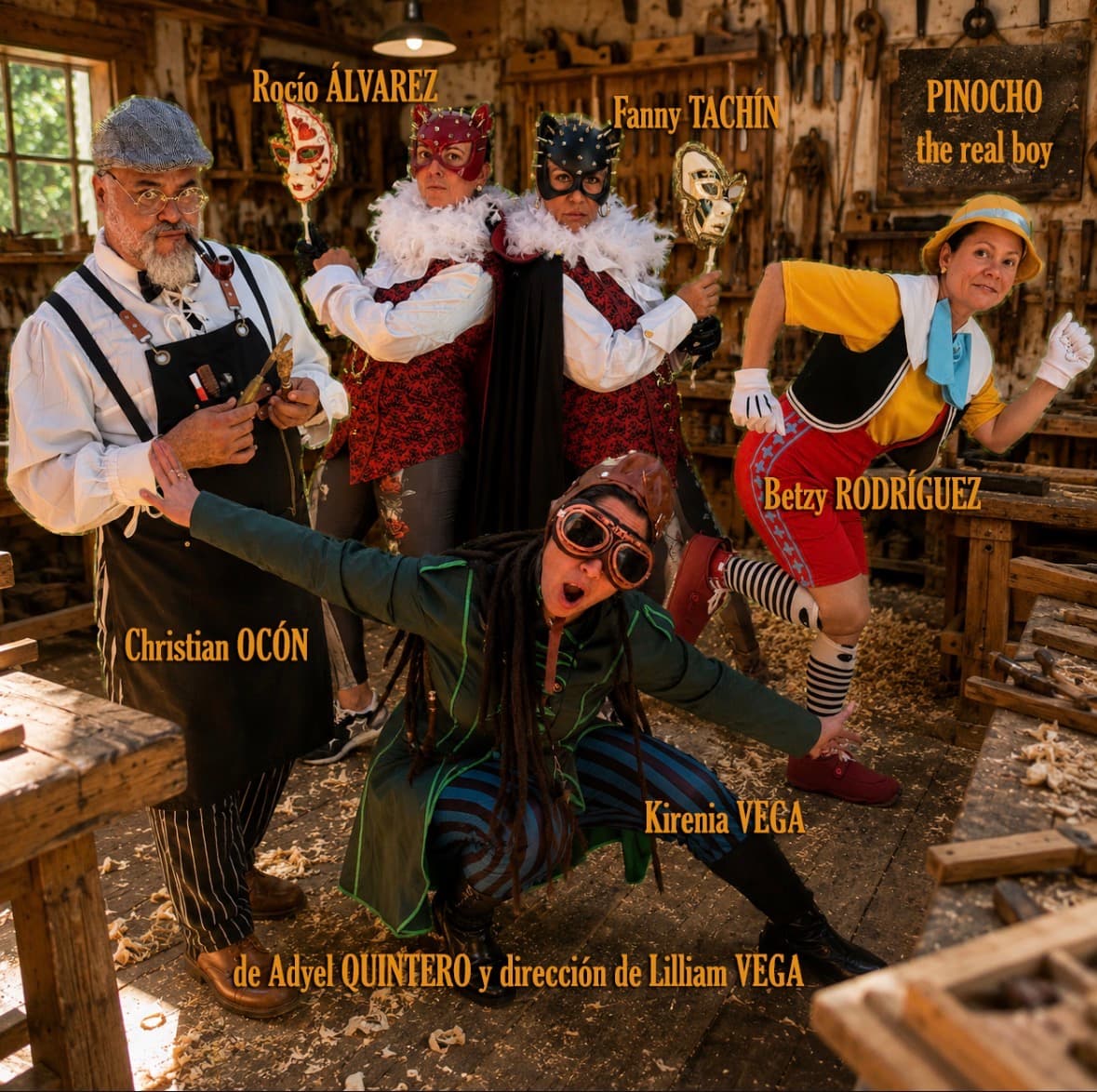 Elenco de Pinocho