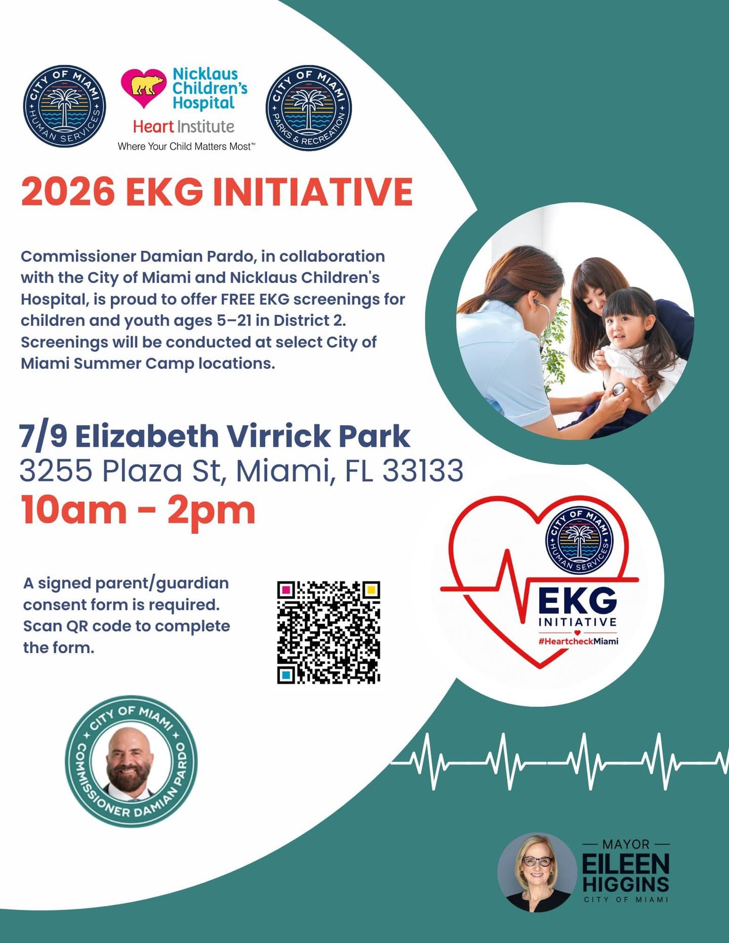 Free EKG Screenings for Youth
