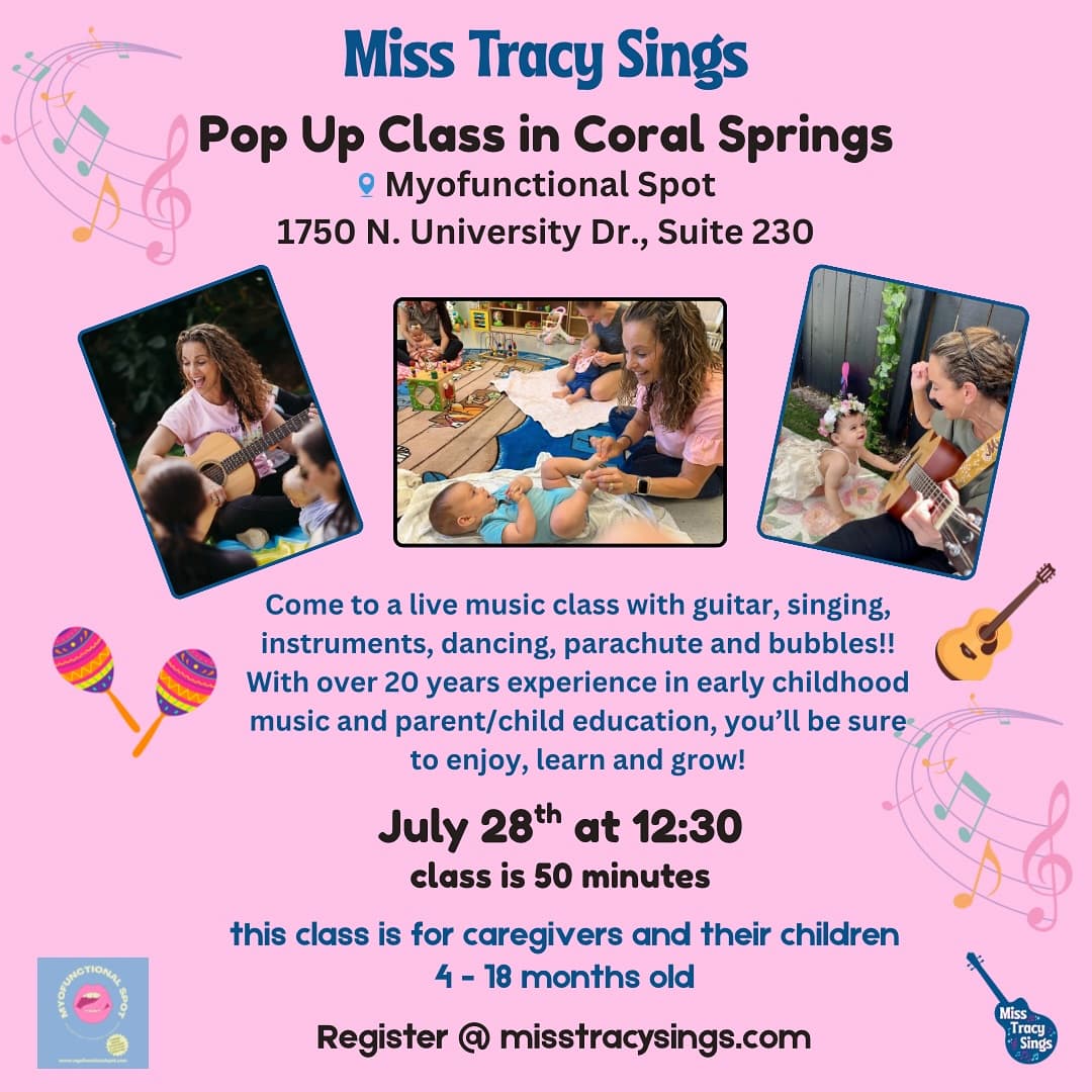 Miss Tracy Sings Pop Up Class
