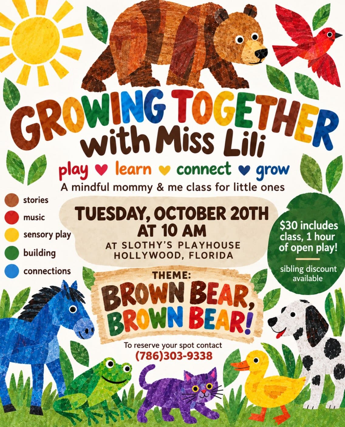 Growing Together with Miss Lili: Brown Bear, Brown Bear