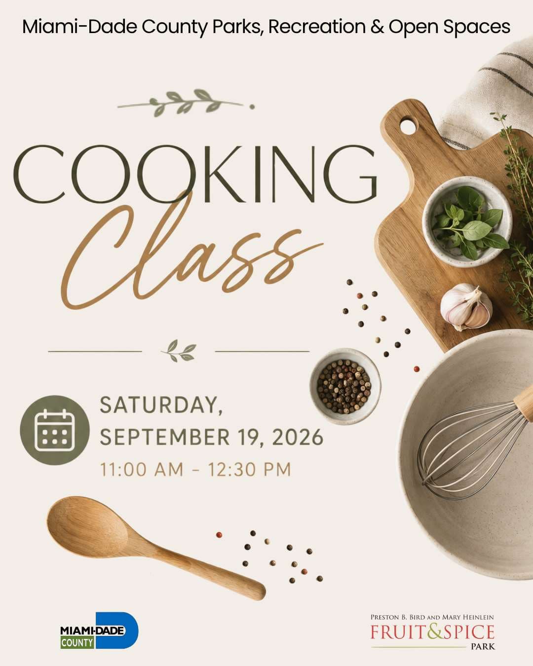 Hands-On Cooking Class at Fruit & Spice Park