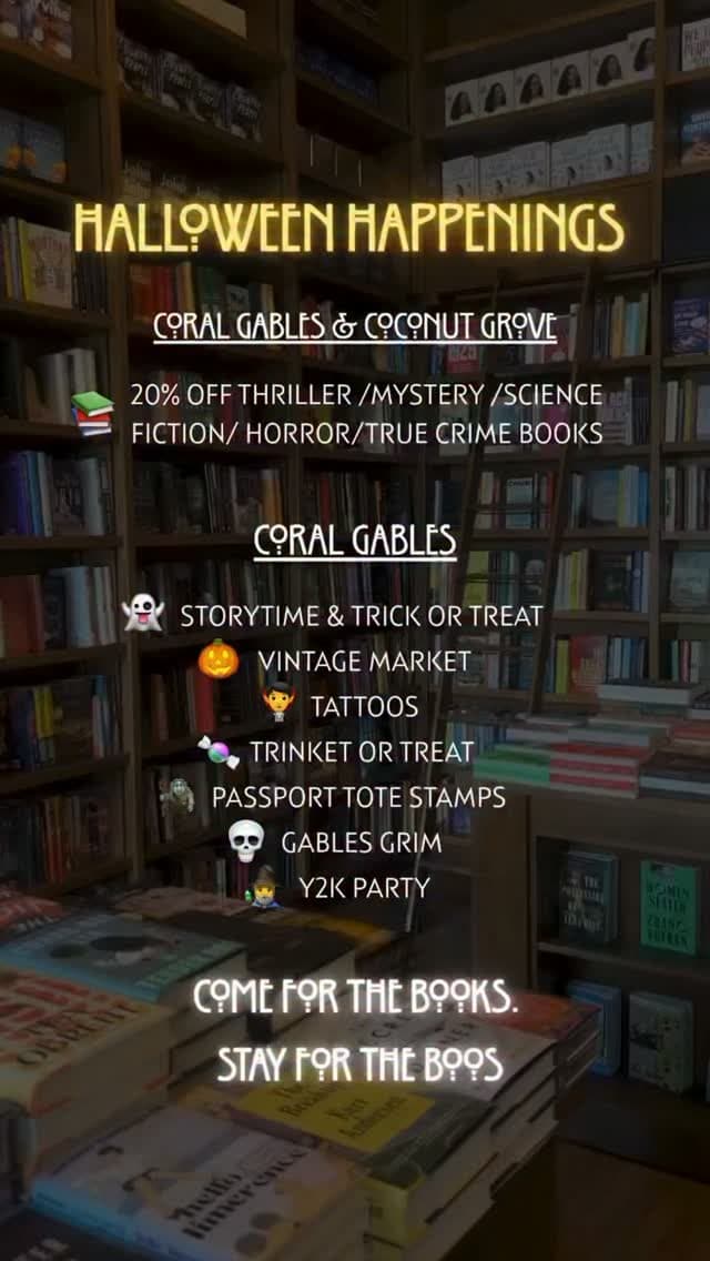 Halloween Happenings at Books & Books