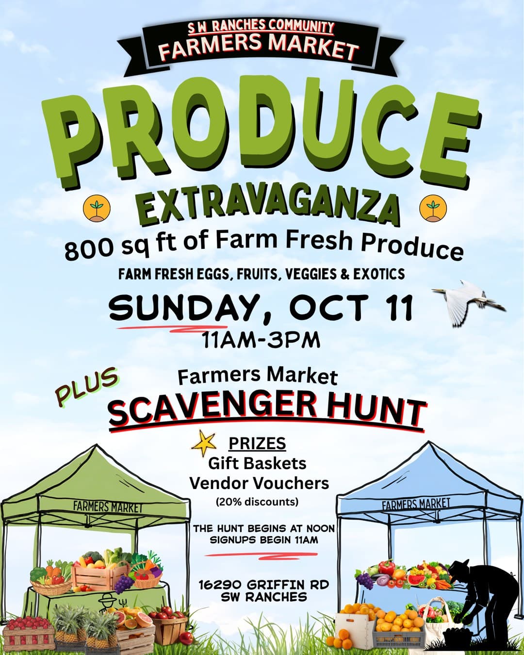 Southwest Ranches Community Farmers Market Produce Extravaganza