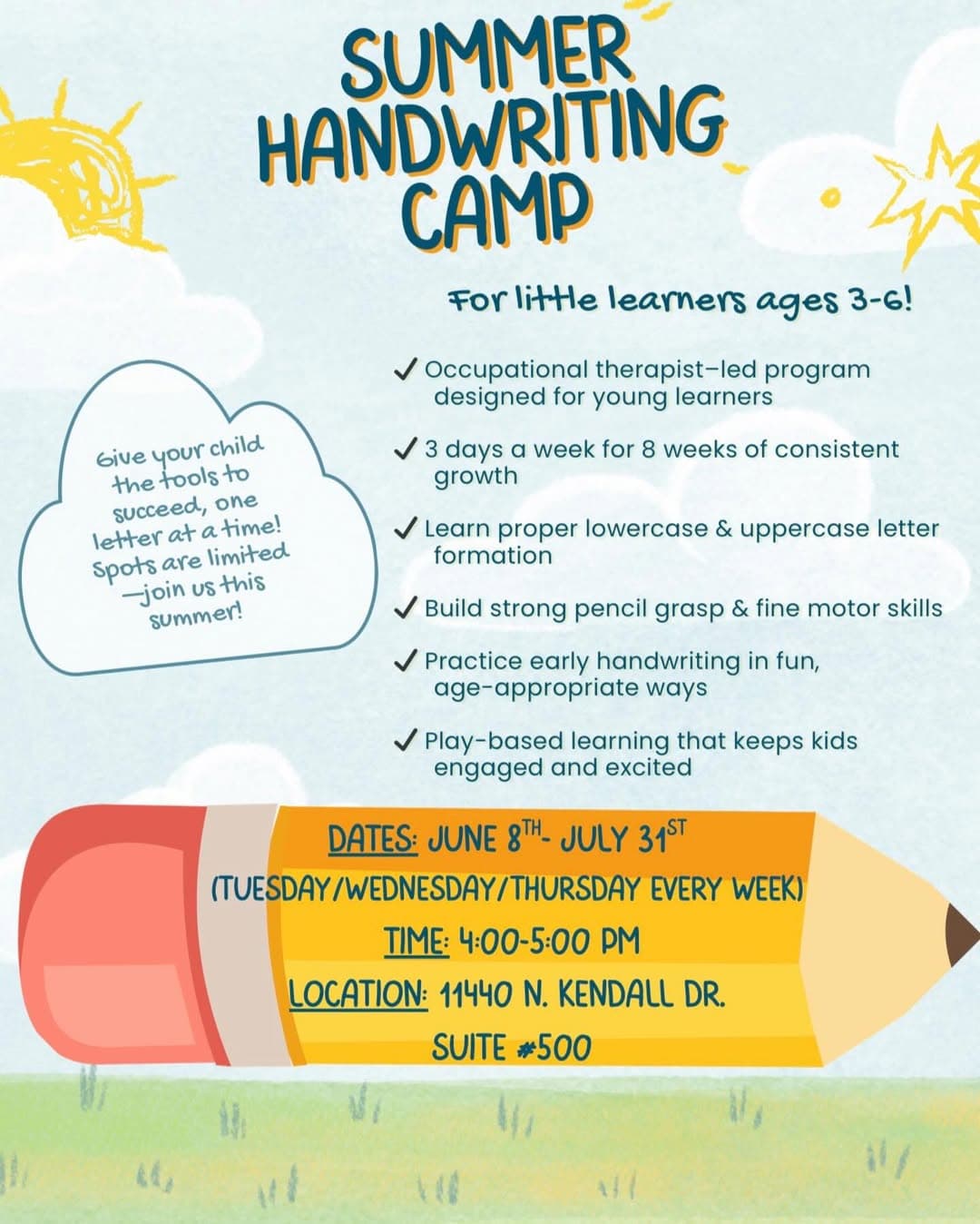 Summer Handwriting Camp