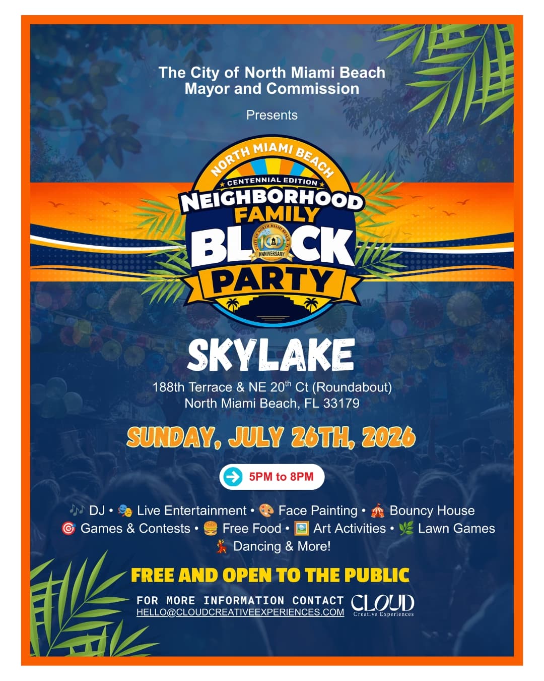 Neighborhood Family Block Party - Skylake