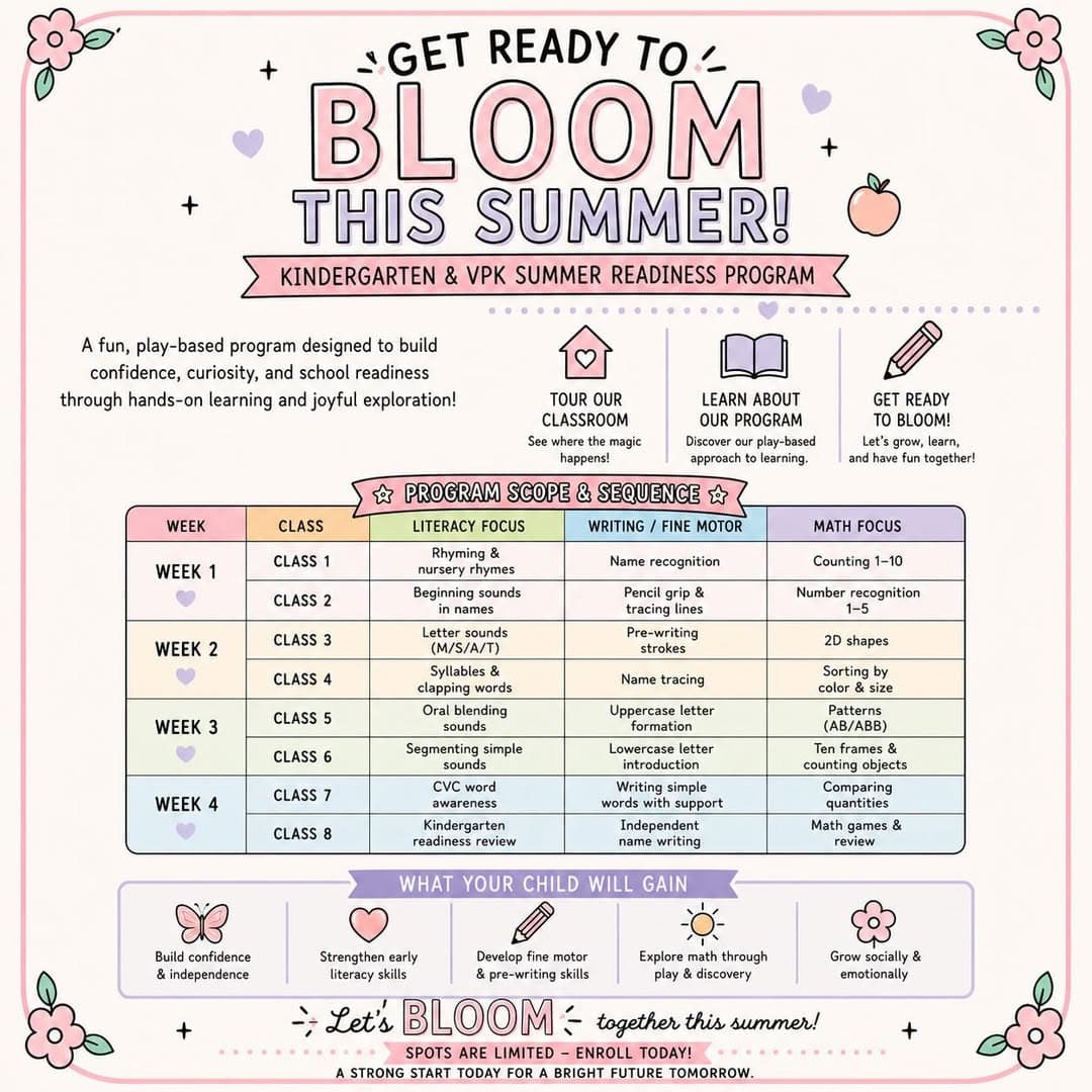 Kindergarten & VPK Summer Readiness Program