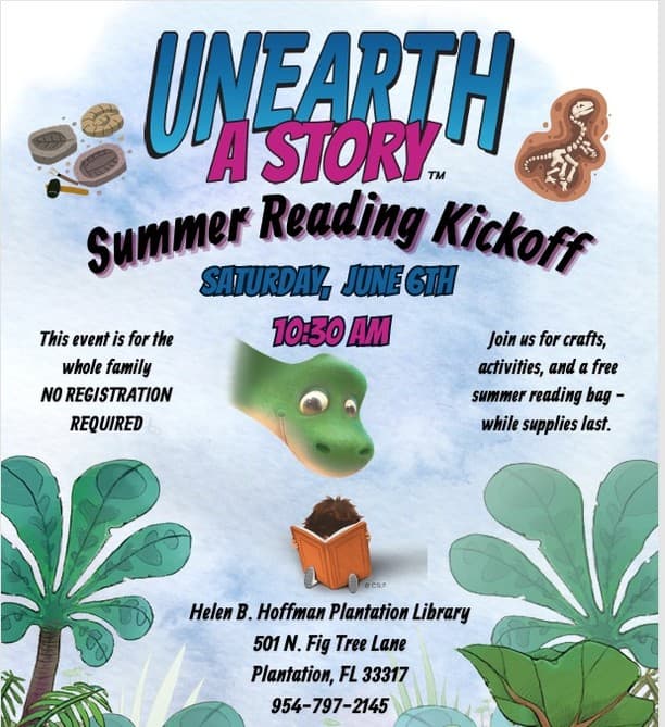 Summer Reading Kick-off: Unearth a Story