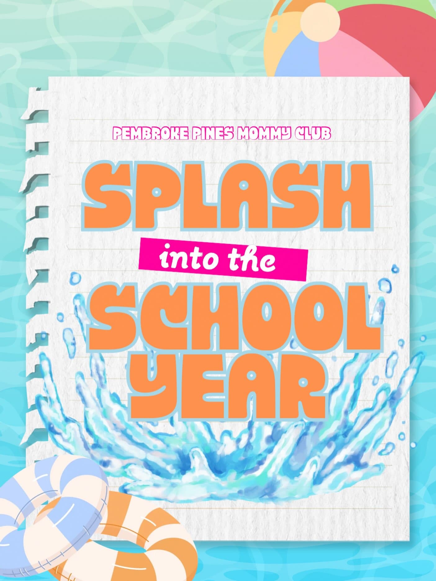 Back-to-School Pool Party