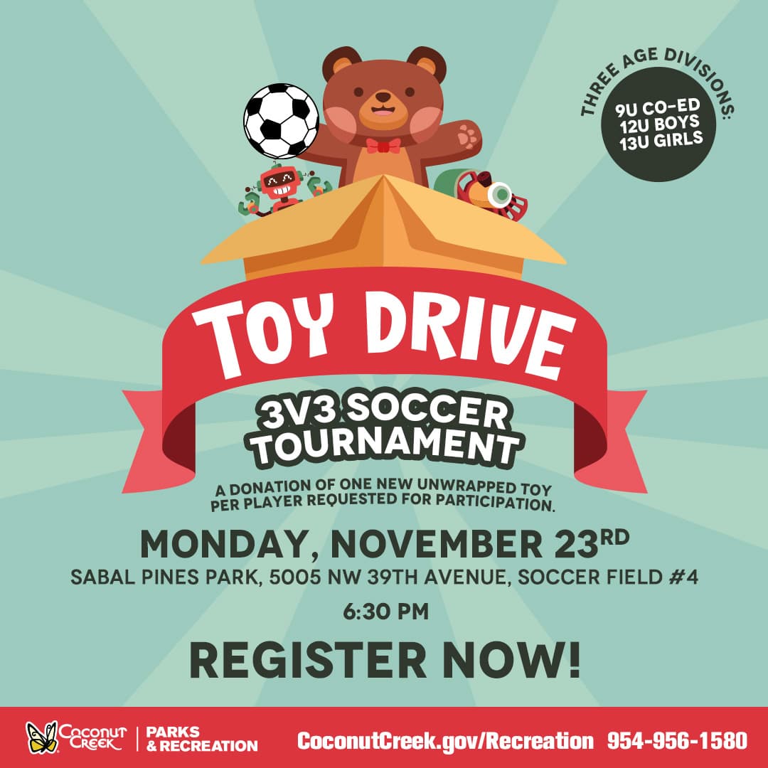Toy Drive 3v3 Soccer Tournament