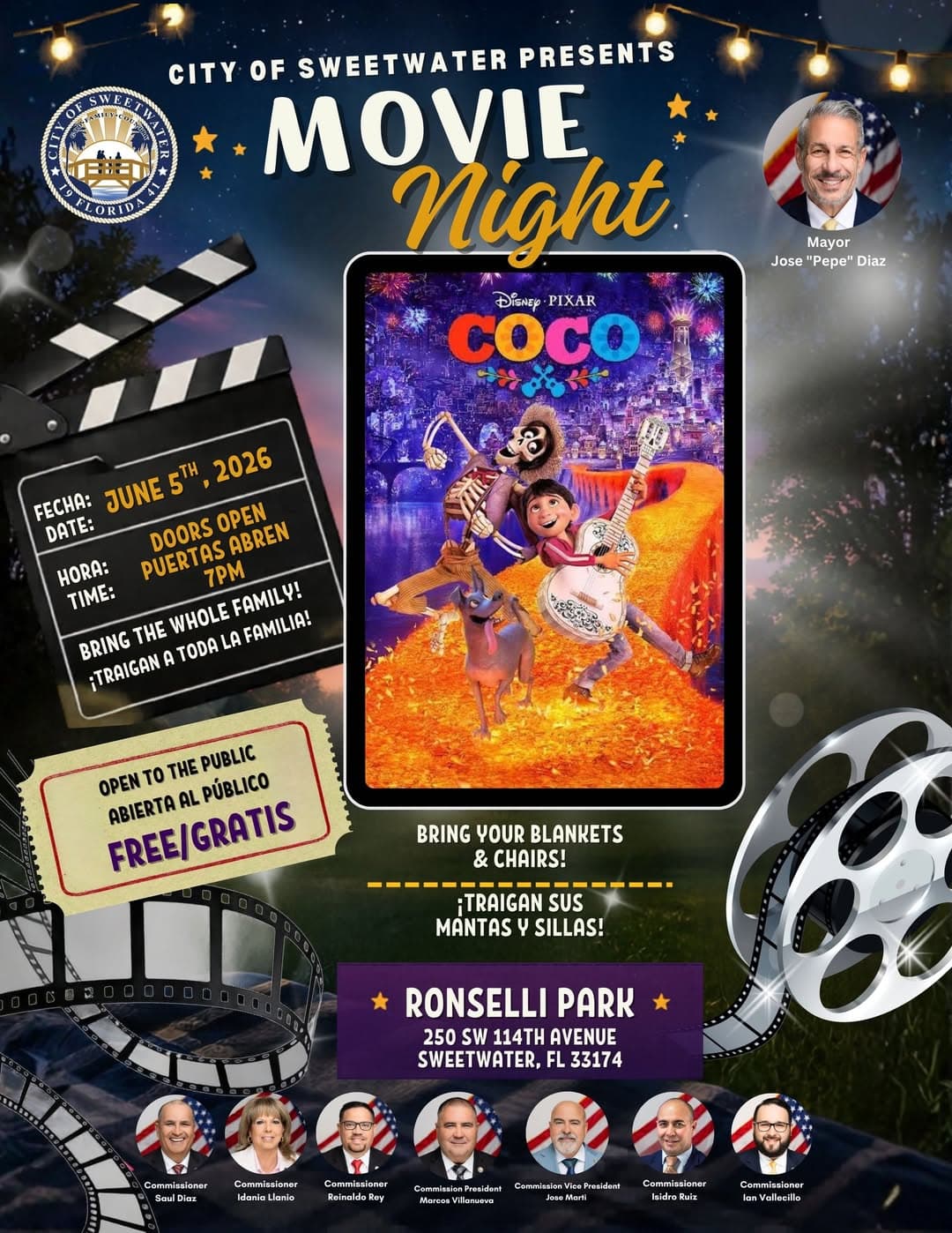 Movie Night Under the Stars: Disney Pixar's Coco