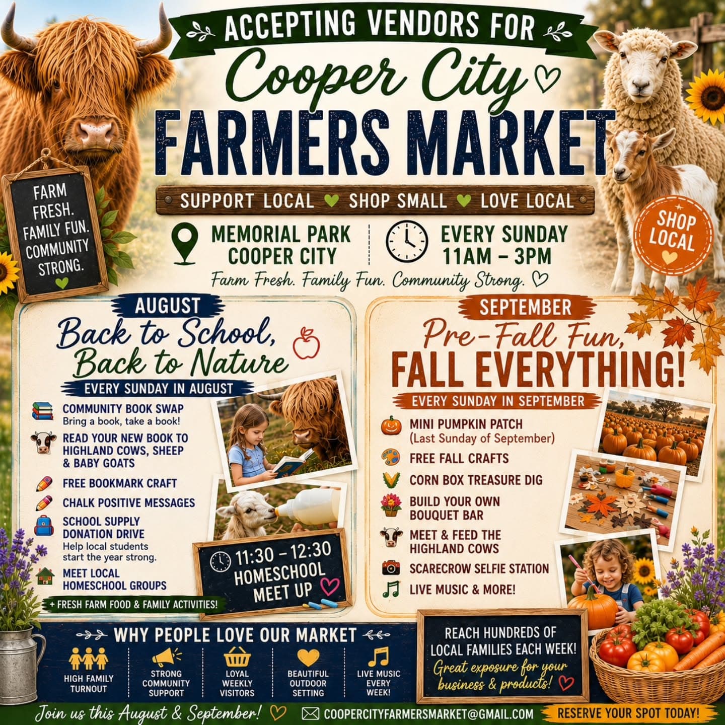 Free Farmers Market Fun with Books and Animals